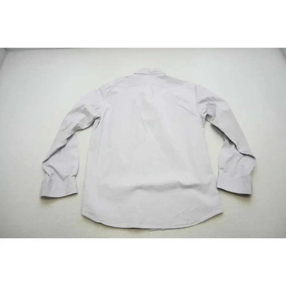J Crew Dress Shirt Slim Fit Stretch Light Purple Long Sleeve Mens‎ Sz Large